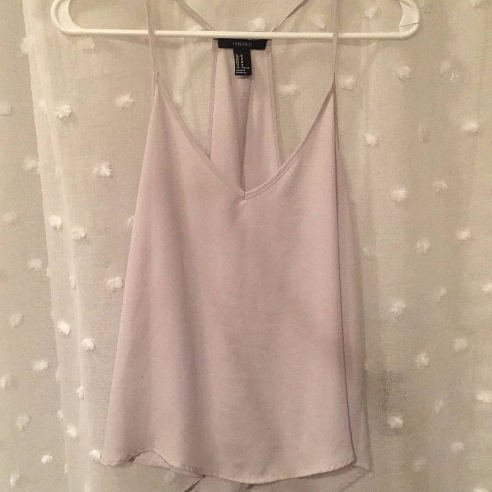 Grey forever 21 tank top